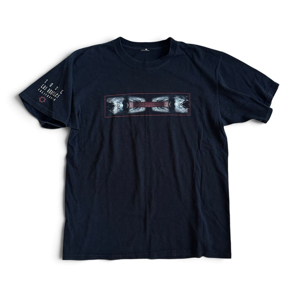 Vintage 2009 TOOL Summer Tour T-Shirt Y2K Black Double Sided Graphic Genuine
